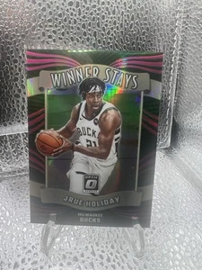 2023-24 Panini Donruss Optic - Winner Stays Jrue Holiday #9 Pink Prizm /25 - Picture 1 of 3