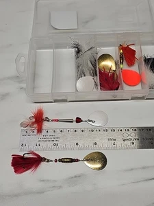 6 Stück Angelköder Colorado Spinnerbaits handgefertigt - wie abgebildet - Bild 1 von 12