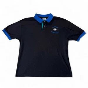 Vintage Great American Originals Polo Shirt Size Large USA Mustang Car - Picture 1 of 8