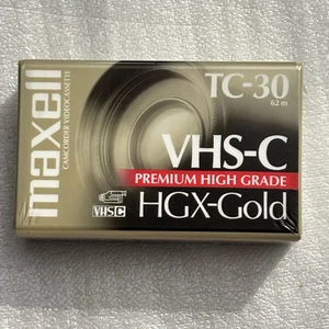 Maxell VHS-C TC-30 HGX-Gold Neu - Bild 1 von 5