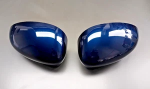 Orig. FIAT 595 Abarth Außenspiegelkappe Rechts & Links Blau SET 735412291 / 88 - Bild 1 von 3