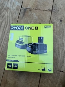 Ryobi 18V One+ Lithium+ 1 x 4,0Ah Akku & 2,0A Ladegerät Kit - BRANDNEU - Bild 1 von 3