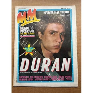 DURAN DURAN MELODY MAKER MAGAZINE APRIL 7 1984 - SIMON LE BON COVER WITH MORE IN - Picture 1 of 1
