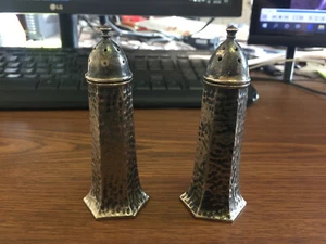 Vintage Silver 125 Salt and Pepper Shakers - Imagen 1 de 6