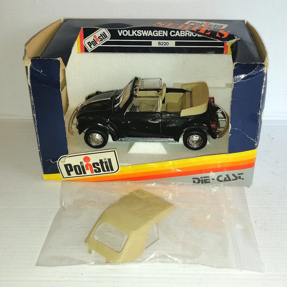 VOLKSWAGEN CABRIOLET S220 POLISTIL SERIE S SCALA 1/25 OBSOLETO - Immagine 1 di 4