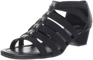 Bella Vita Women's 6 B US Paula II T-Strap Sandal Black - Picture 1 of 7