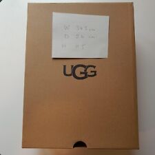 EMPTY UGG Box 34.5 x 26 x 11.5, with some packing/info material.