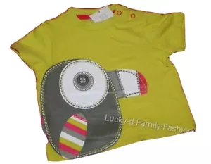NEW Baby boy TU short sleeve top t shirt Age up to 1 month Safari Yellow bird - Picture 1 of 7