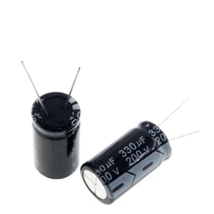 2pcs 330uF 200V 330MFD 200Volt 18*35mm Aluminum Electrolytic Capacitor - Picture 1 of 4