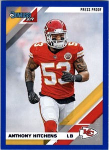 2019 Donruss Press Proof Blue Football Card Pick