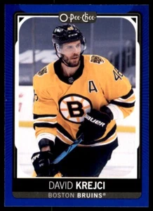 2021-22 O-Pee-Chee Blue Border David Krejci #443 - Imagen 1 de 2