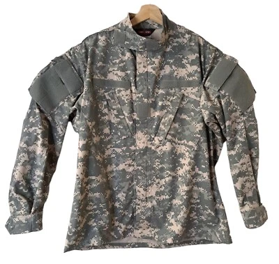 Chaqueta de Combate TRU SPEC BDU RIPSTOP Algodón Nylon Ejército Camuflaje Digital Grande Reg. Nuevo Foto 1 de 4