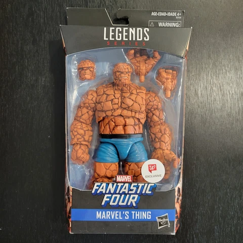 Hasbro Marvel Legends Fantastic Four - The Thing - Walgreens Ex New/Sealed Cover