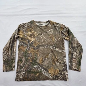 Gander Mountain Guide Series Brown Camouflage Short Sleeve Cotton T-Shirt Mens S - Picture 1 of 7