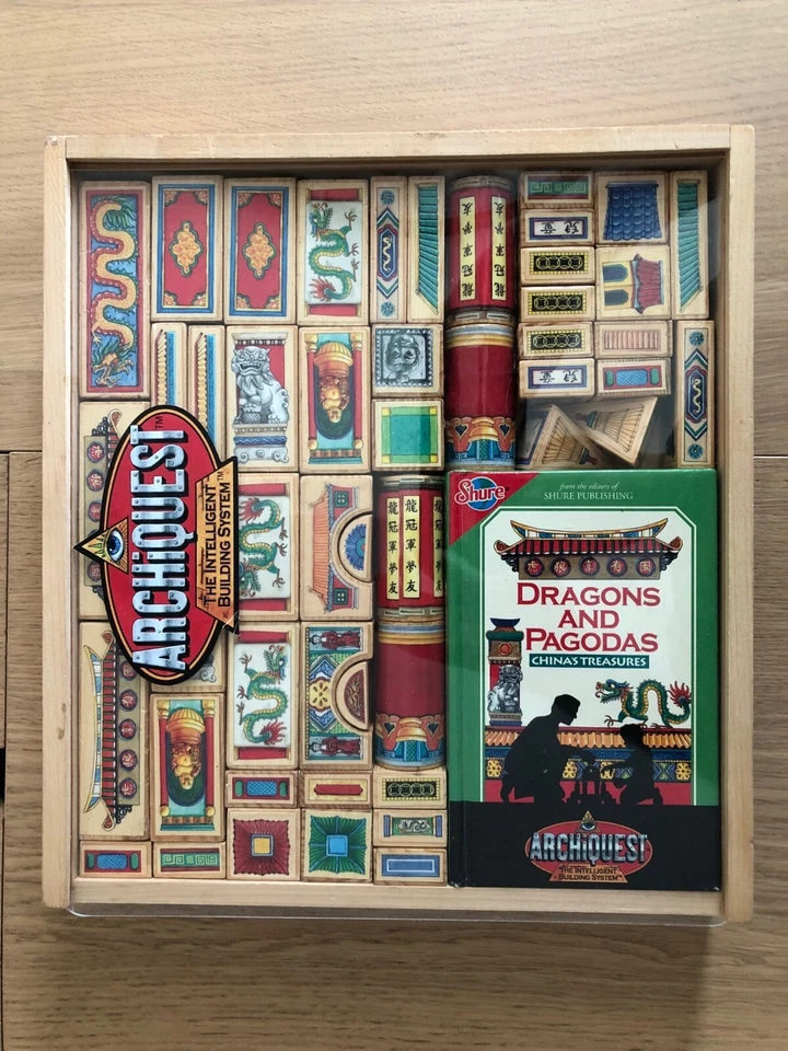 Shure Archiquest Dragons and Pagodas China's Treasure  50 piece block set - Image 1 of 1