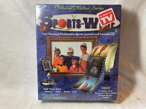Sports Write Software - Multimedia Sports Journal / Scrapbook Sealed NEW 3.1-98 - Picture 1 of 5