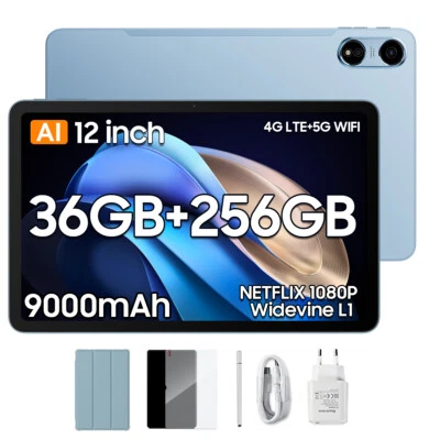 Blackview Oscal Pad 100 Android 15 Tablets 12" 36GB+256GB 2K 9000mAh 4G Dual SIM - Image 1 of 4