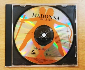 MADONNA CD You'll See 2 Track USA PROMO ONLY 1995 w/ Back Title Sleeve UNPLAYED - Picture 1 of 7
