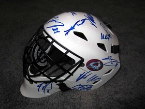 Colorado Avalanche 2019-20 Team Autografato Portiere Maschera W/ COA Rantanen - Picture 1 of 4