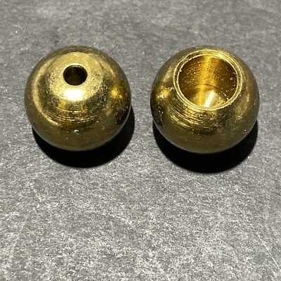VINTAGE 3/4”INCH SOLID BRASS PULL CHAIN BALL FOR #6 CHAIN
