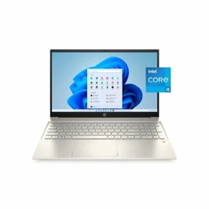 NEW HP Pavillion 15-eg0050wm Laptop Notebook i5 8GB RAM 512GB SSD Gold - Picture 1 of 6
