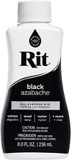 RIT All-Purpose Liquid Dye - Black - 8 Fl Oz - Easy-to-Use - Multi-Purpose. CA