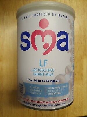 SMA LF  Lactose Free Infant Milk From Birth To 18 Months 400g. • 9.25£