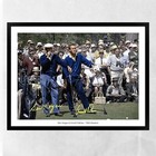 ARNOLD PALMER AND BEN HOGAN SIGNED PRINT PHOTO MASTERS ART FRAMED GIFT IDEA GOLF