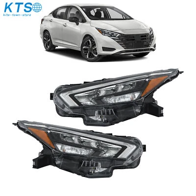 For 2020-2021 Nissan Versa S SR SV Full LED Headlight Assembly Left+Right Side - Image 1 of 4