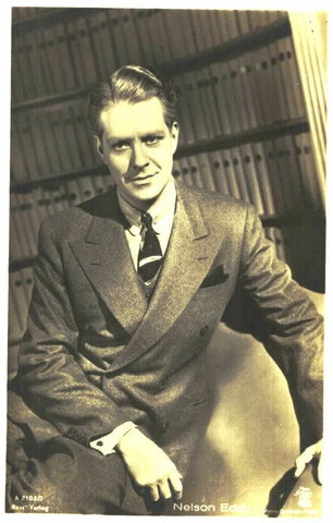Nelson Eddy Original Ross Postcard No. 3331 Cover