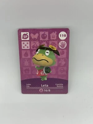 NINTENDO 110 Leila - Series 2 Animal Crossing Amiibo Card Unscanned And Genuine