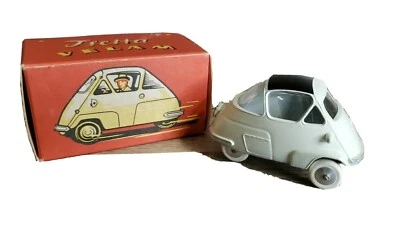 Quiralu Isetta Velam Auto Dinky Francese Giocattolo Riproduzione NUOVO - Immagine 1 di 4