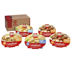 HORMEL COMPLEATS Protein Variety Pack Microwave Trays (Pack of 5) - Picture 1 of 6