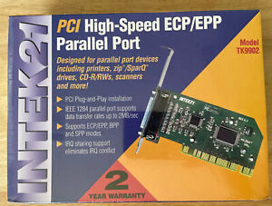 INTEK21 PCI High-Speed ECP/EPP Parallel Port TK9902