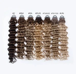 Inject Invisible 100% Full Pu Skin Weft Russian Human Hair Tape Hair Extension - Picture 1 of 23