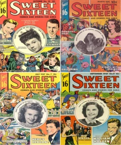 1947 Sweet Sixteen Comic Book Paket - 4 eBooks auf CD - Bild 1 von 3