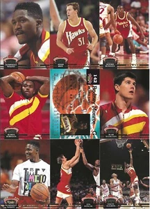 1992-93 Topps Stadium Club Basketball Atlanta Hawks Master Team Set (15) - Picture 1 of 1