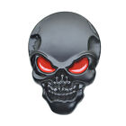 Skull Skeleton Head Skull 3D Metal Car Body Sticker Auto Rear Emblem Badge D-wf