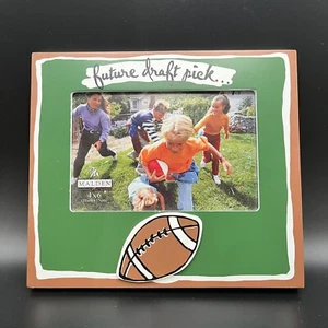 MALDEN "Future Draft Pick" NFL Football Photo Picture Frame Holds 4" x 6" - Picture 1 of 2