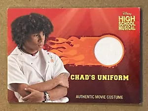 CHAD Corbin Bleu 2007 HIGH SCHOOL MUSICAL Costume MOVIE UNIFORM CHASE CARD Rare - Picture 1 of 2