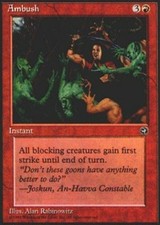 4x Ambush MTG Homelands NM Magic Regular