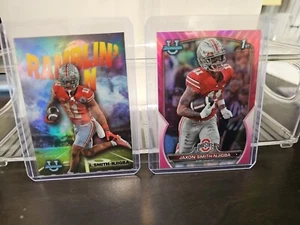 Lot Of 2 2022 Topps Bowman University Jaxon Smith Njigba - Bild 1 von 2