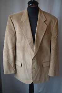 Vintage Classic beige heavy cotton corduroy jacket size 46 XL