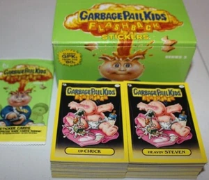 GARBAGE PAIL KIDS 2011 FLASHBACK 3 "SET" of 160 cards + empty box/wrapper - Picture 1 of 7