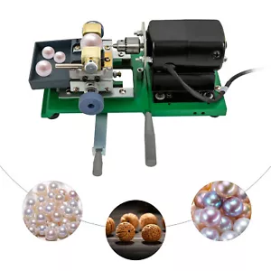 220V Perlen Bohrmaschine Bernstein Schmuck Perlen Bohrung Bohrer Lochmaschine - Bild 1 von 19