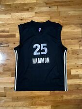 BECKY HAMMON San Antonio Silver Stars Adidas Jersey Large NBA WNBA Aces Liberty