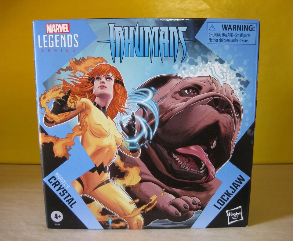 Hasbro Marvel Legends Inhumans CRYSTAL & LOCKJAW Action Figure Box Set •