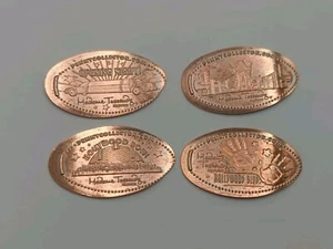 Madame Tussauds #2 länglich gepresst 4 Penny Set HOLLYWOOD, CA CALIFORNIA - Bild 1 von 2