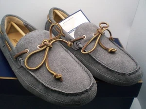 MOCASSINO MOCASSINO SLIP ON SEBAGO UOMO KEDGE TIE, DENIM SCAMOSCIATO, TAGLIA 12M NUOVO - Foto 1 di 11
