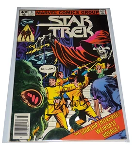STAR TREK #4 Firmato da WILLIAM SHATNER Fumetto Autografo - Foto 1 di 2